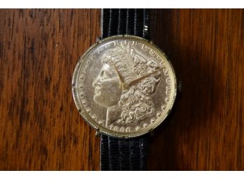 Vintage Real Morgan Dollar Coin Watch Lot #4