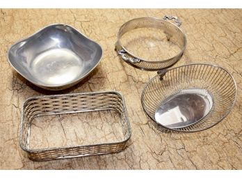 Vintage Assortment Of Silver Plate Pieces