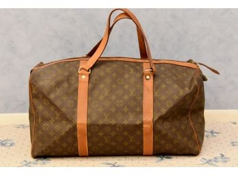 Vintage Louis Vuitton Monogram Leather Duffle Bag