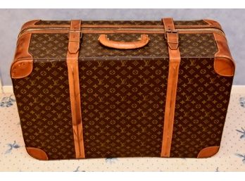 Vintage Louis Vuitton Monogram Leather Suitcase