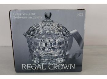 Regal Crown Candy Box & Cover