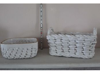 Large Ceramic Baskets