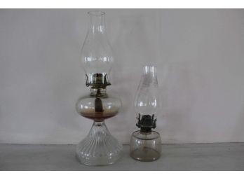 Two Kerosene Lamps