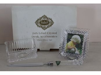 Shannon Crystal Desk Accesories