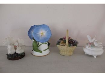 Doves & Flowers Figurines