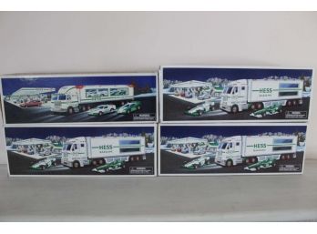 Hess 1997 & 2003 Trucks & Racecar Lot