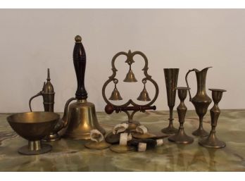Collection Of Brass Pieces Made In India