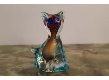 Handblown Glass Kitten