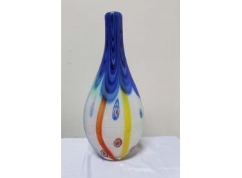 Amazing Murano Style Swirl Glass Vase