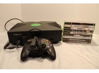 Original Xbox Console With Controller