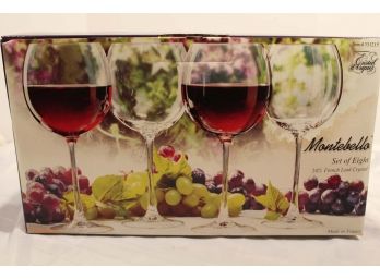 Set Of 8 Montebello Wine Glasses