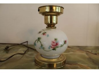 Hand-painted Floral Design Lamp