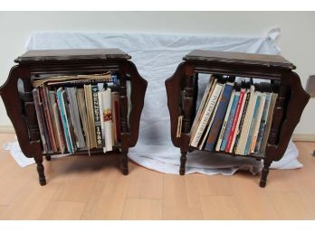 Pair Of  Vintage Wood End Tables