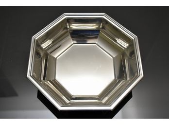 Jean Couzon French Silver Plate Octagonal Serving Bowl