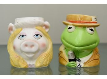 Vintage Kermit And Ms Piggy Mugs