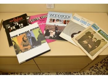 Guitar Guitar Song Books Including The Beatles And Bob Dylan