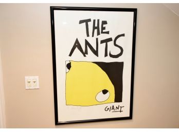 Vintage ' The Ants' Signed And Framed Poster