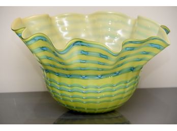 Lovley Free Form Art Glass Vase