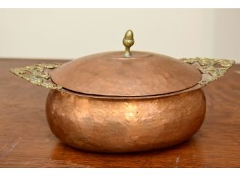 Copper Covered Dish