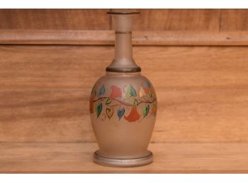 Vintage Frosted Vase