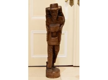 33' Hand Carved Statue