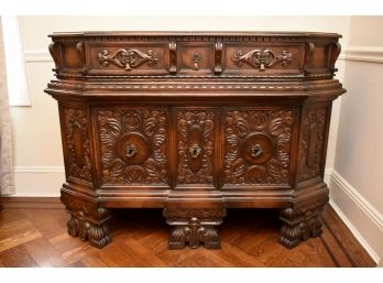 Carved Credenza 49 X 21 X 38 (Right)