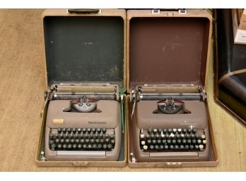 Pair Of Vintage Smith Corona Typewriters