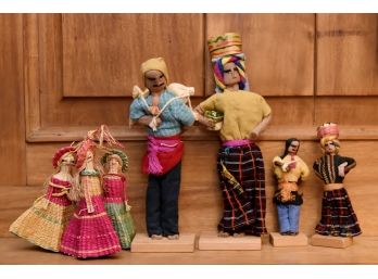 South American Handmade Dolls From Ecquador And Guatemala