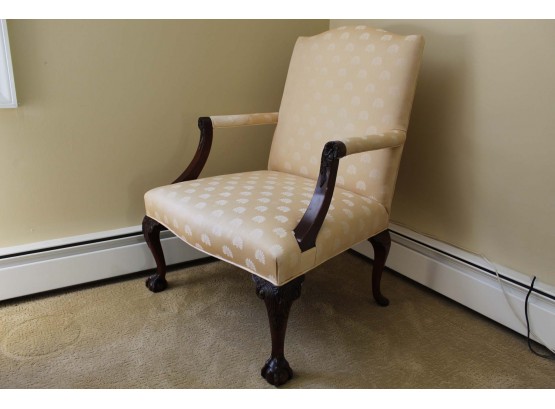 Mahogany Ball And Claw Foot Side Chair