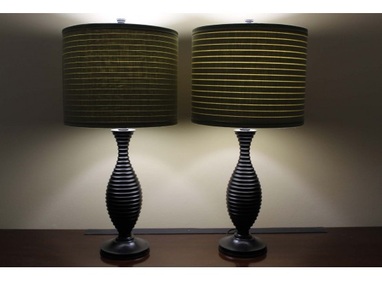 Pair Of Funky Modern Table Lamps
