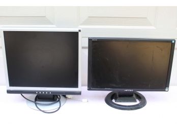 Two LCD Monitors
