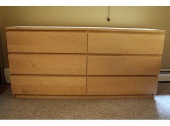 Light Wood 6 Drawer Dresser