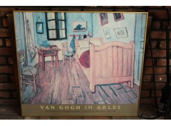 Bedroom In Arles By Vincent Van Gogh Framed Print