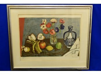 ROGER FORISSIER (French, 1924-2003) Original Lithograph, Pencil Signed. 30 X 24
