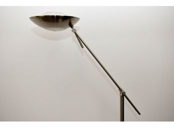 Chrome Cantilever Floor Lamp Approx 70 Inches Tall