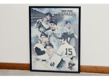 Yankees Framed Print 19 X 25