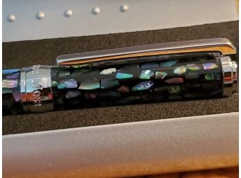 Rebecca Moss New York Mother Of Pearl Rollerball Pen