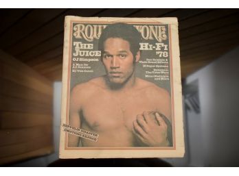 Original Rolling Stone Magazine Featuring OJ Simpson