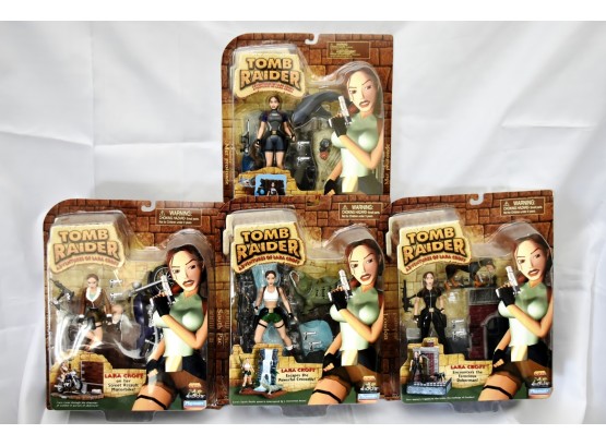4 Tomb Raider Toys Lot 10