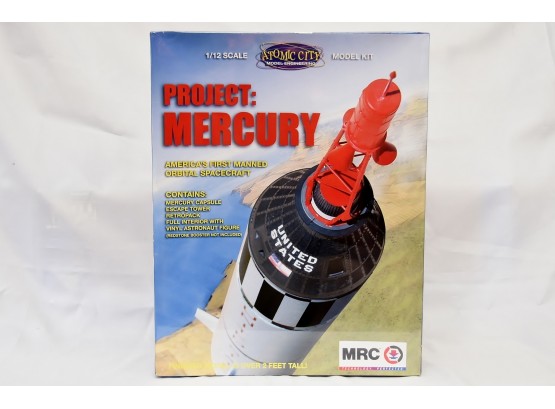 MRC Project Mercury Capsule - Space Program Plastic Model - 1/12 Scale