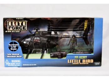 Elite Force 1/18 US Army Little Bird Assault Helicopter