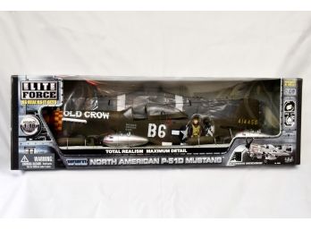 1/18 Scale Elite Force BBi WWII North American P-51D Mustang Airplane 'Old Crow'