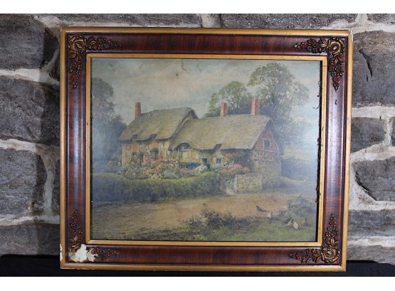 Country Cottage Print By Henry J. Sylvester Stannard