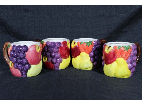 Fruit Painted Mugs