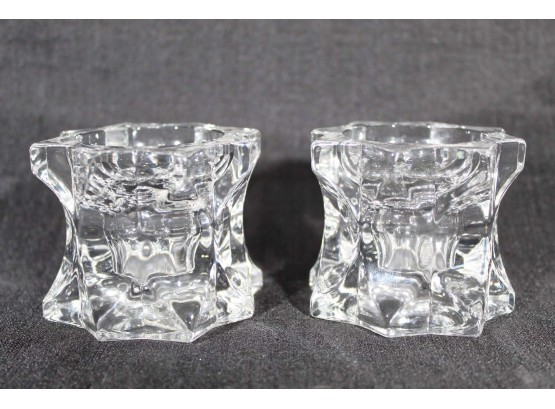 Mikasa Sparkling Star Candle Holders