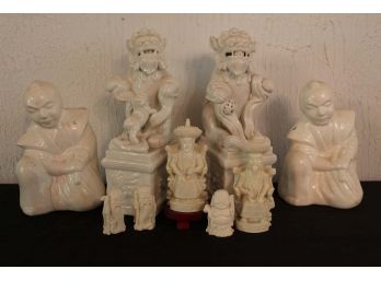 Ceramic Fu Dogs & Asian Figurines