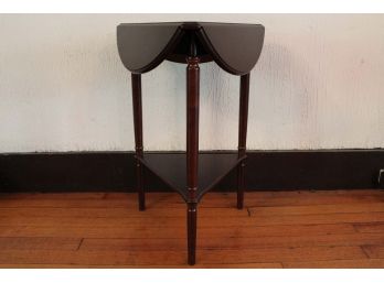 Bombay Drop Leaf Triangle Side Table