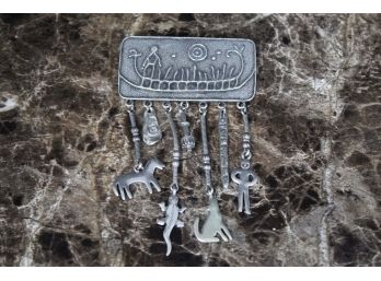 Vintage Jonette Jewelry Noah's Ark Pin (J#54)