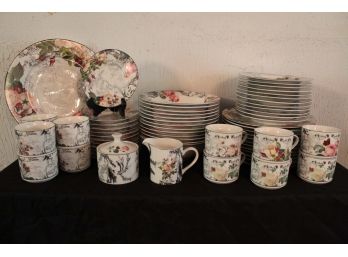 American Atelier Rose Toile China Set