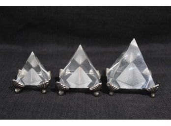 Three Glass Pyramids